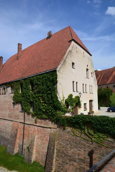 Landshut Németország Véleménye Történelmi Várat Trausnitz Landshut Bajorország Németország — Stock Fotó