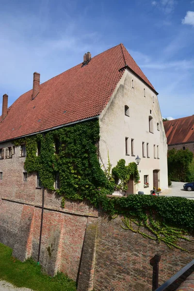Λάντσχουτ Γερμανία Άποψη Σχετικά Ιστορικό Κάστρο Τράουσνιτς Στο Λάντσχουτ Βαυαρία — Φωτογραφία Αρχείου