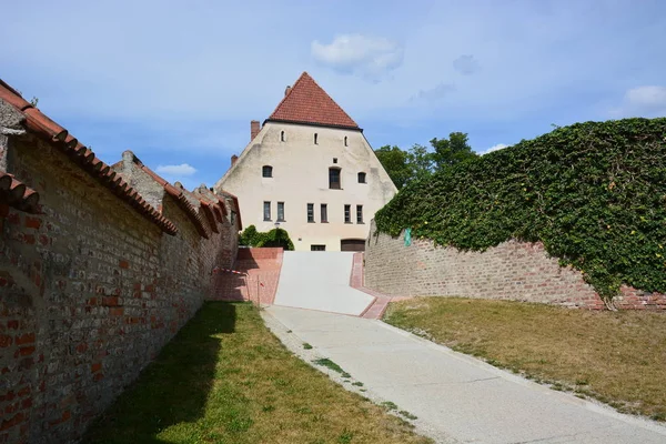 Landshut Niemcy Widok Historyczne Trausnitz Twierdzy Landshut Bavaria Niemcy — Zdjęcie stockowe