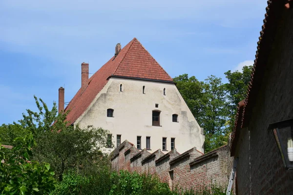 Landshut Tyskland Syn Den Historiska Fästningen Trausnitz Landshut Bayern Tyskland — Stockfoto