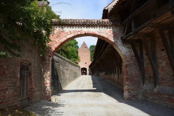 Landshut Alemania Vista Histórica Fortaleza Trausnitz Landshut Baviera Alemania — Foto de Stock