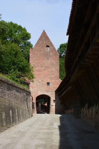 Landshut Germania Veduta Sulla Storica Fortezza Trausnitz Landshut Baviera Germania — Foto Stock