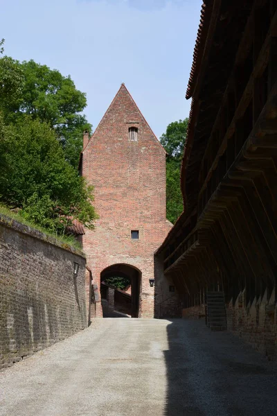 Landshut Tyskland Syn Den Historiska Fästningen Trausnitz Landshut Bayern Tyskland — Stockfoto