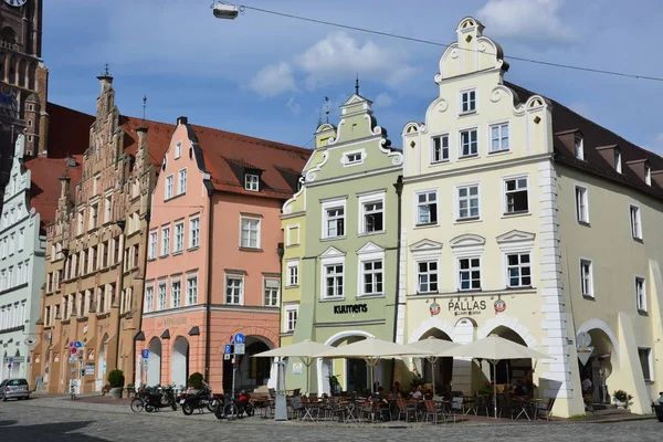 Landshut Deutschland Blick Die Historische Stadt Landshut Bayern Deutschland — Stockfoto