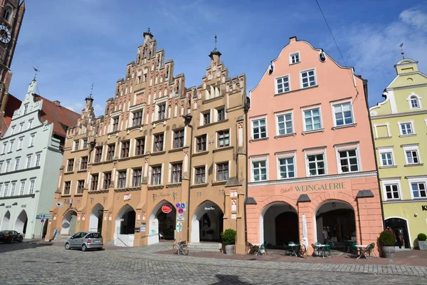 Landshut Alemanha Vista Cidade Histórica Landshut Baviera Alemanha — Fotografia de Stock