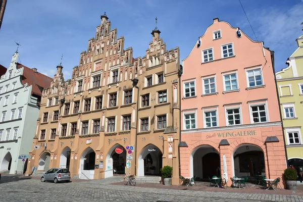 Landshut Alemanha Vista Cidade Histórica Landshut Baviera Alemanha — Fotografia de Stock