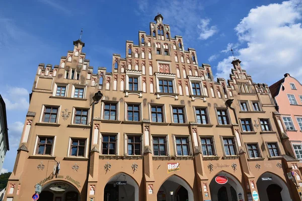 Landshut Alemanha Vista Cidade Histórica Landshut Baviera Alemanha — Fotografia de Stock