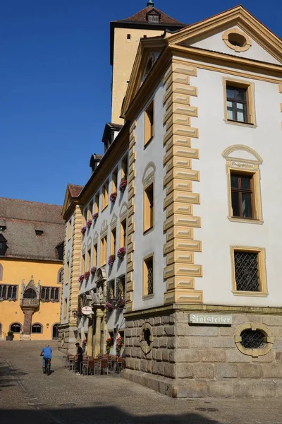Nézd Történelmi Város Regensburg Bajorország Németország — Stock Fotó