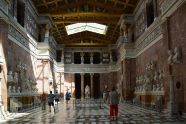 Regensburg, Bavaria, Almanya yakınlarındaki Walhalla Müzesi manzarası