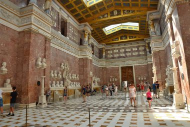 Regensburg, Bavaria, Almanya yakınlarındaki Walhalla Müzesi manzarası