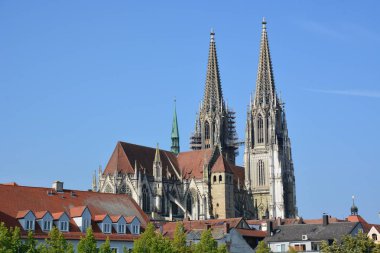 Regensburg, Bavyera, Almanya'nın tarihsel city otellerini göster