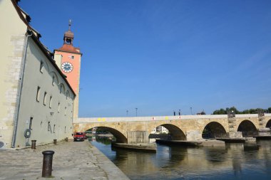 Regensburg, Bavyera, Almanya'nın tarihsel city otellerini göster