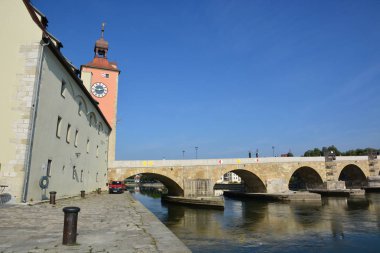 Regensburg, Bavyera, Almanya'nın tarihsel city otellerini göster