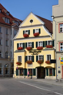 Regensburg, Bavyera, Almanya'nın tarihsel city otellerini göster