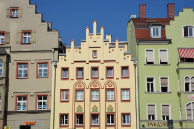 Regensburg, Bavyera, Almanya'nın tarihsel city otellerini göster