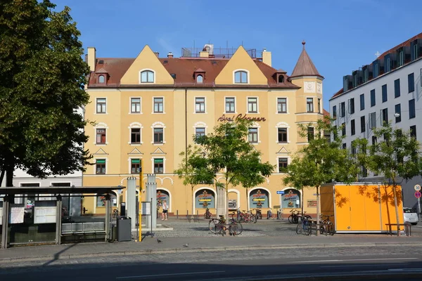 Vue Dans Ville Historique Ratisbonne Bavière Allemagne — Photo