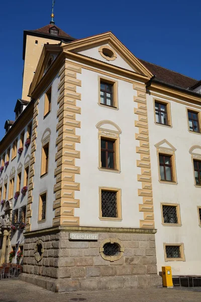 Kijk Historische Stad Van Regensburg Beieren Duitsland — Stockfoto