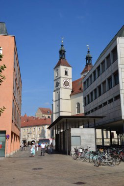 Regensburg, Bavyera, Almanya'nın tarihsel city otellerini göster