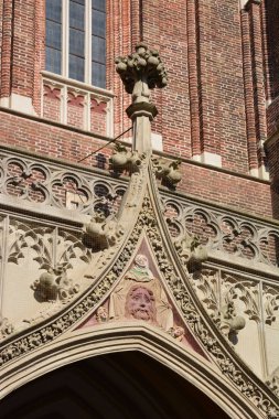 Tarihi şehir, Landshut, Bavyera, Almanya görünümünde Landshut, Almanya