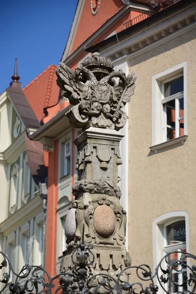 Visa Den Historiska Staden Regensburg Bayern Tyskland — Stockfoto