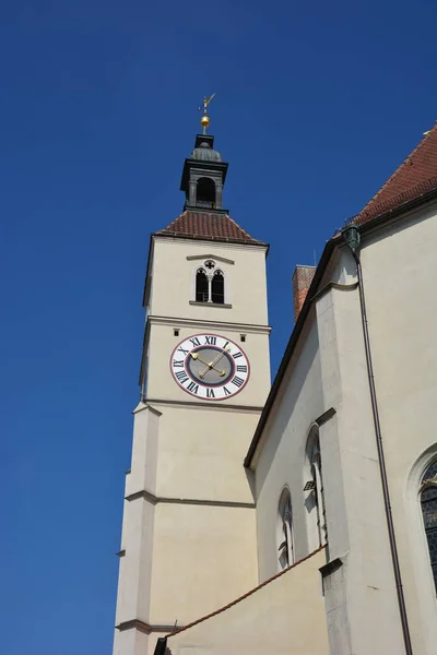 Regensburg 바바리아 독일의 역사적인 도시에서 — 스톡 사진