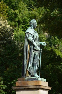 Tarihi şehir, Landshut, Bavyera, Almanya görünümünde Landshut, Almanya