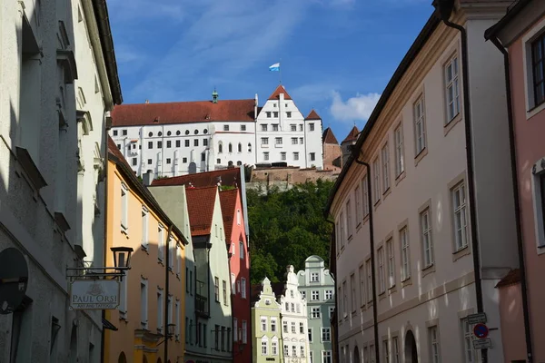 Landshut Allemagne Vue Dans Ville Historique Landshut Bavière Allemagne — Photo