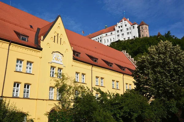 Подання Landshut Німеччина Історичні Міста Landshut Баварія Німеччина — стокове фото