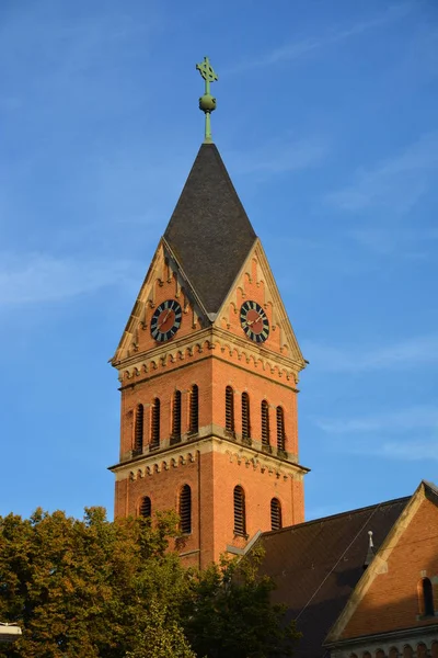 Tarihi Şehir Landshut Bavyera Almanya Görünümünde Landshut Almanya — Stok fotoğraf