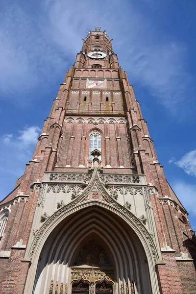 Landshut Německo Pohled Historickém Městě Landshut Bavorsko Německo — Stock fotografie