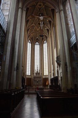 Tarihi şehir, Landshut, Bavyera, Almanya görünümünde Landshut, Almanya