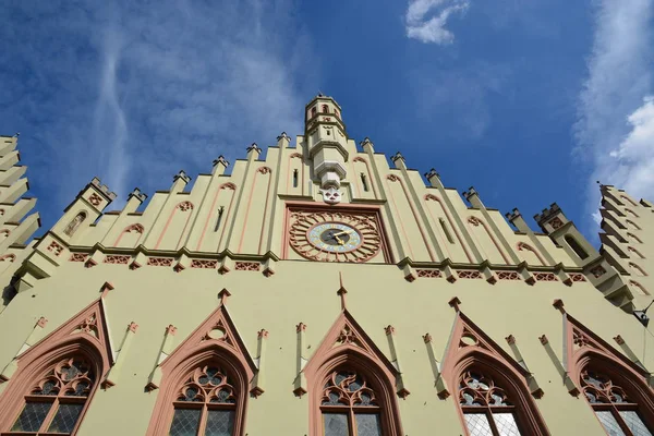 Landshut Jerman Pemandangan Kota Bersejarah Landshut Bavaria Jerman — Stok Foto