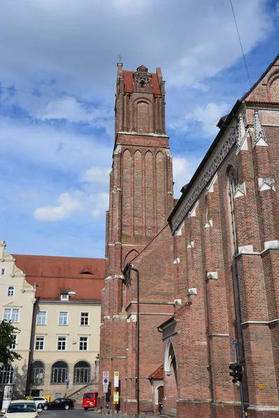 Landshut Deutschland Blick Die Historische Stadt Landshut Bayern Deutschland — Stockfoto