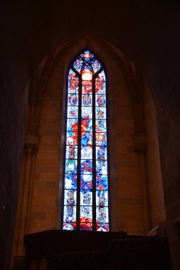 Ulm, Almanya tarihi şehir görünümünde Ulm, Almanya