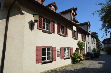 Ulm, Almanya tarihi şehir görünümünde Ulm, Almanya