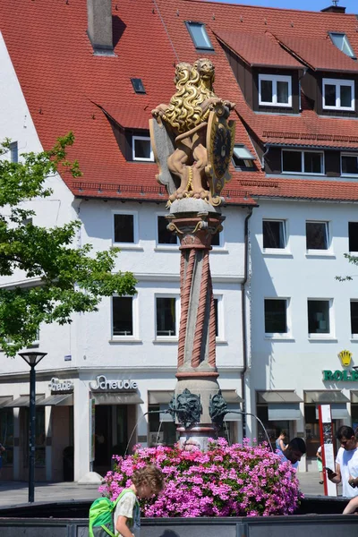 Landshut Niemcy Widoku Historycznego Miasta Landshut Bavaria Niemcy — Zdjęcie stockowe