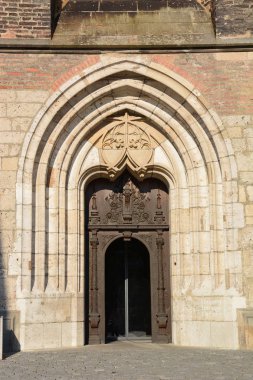 Ulm, Almanya tarihi şehir görünümünde Ulm, Almanya