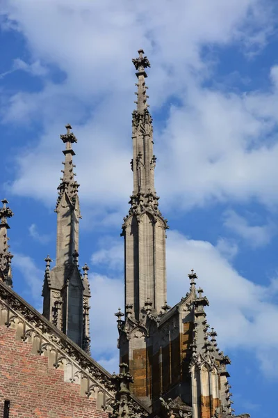 Ulm Niemcy Zobacz Historyczne Miasta Ulm Niemcy Południowe — Zdjęcie stockowe