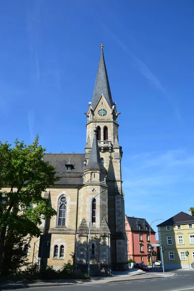 Forchheim Německo Pohled Oblasti Historického Města Forchheim Bavorsko Horní Franky — Stock fotografie