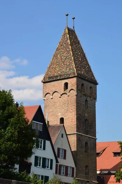 南ドイツ ウルムの歴史的な町で ドイツのウルム ビュー — ストック写真