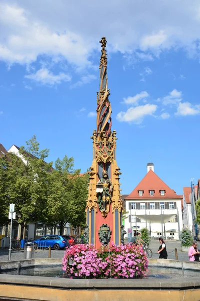 南ドイツ ウルムの歴史的な町で ドイツのウルム ビュー — ストック写真