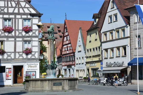 Forchheim Niemcy Zobacz Historyczne Miasta Forchheim Bawaria Regionie Górna Frankonia — Zdjęcie stockowe