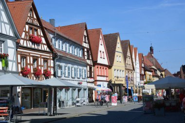 Forchheim tarihi şehir, Bavyera, bölge üst Franconia, Almanya görünümünde Forchheim, Almanya