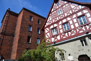 Forchheim tarihi şehir, Bavyera, bölge üst Franconia, Almanya görünümünde Forchheim, Almanya