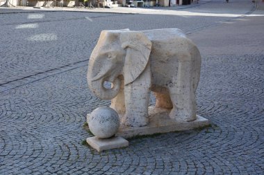 Tarihi şehir, Eichsttt, bölge Bavyera, Almanya görünümünde Eichsttt, Almanya