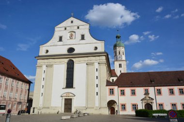 Tarihi şehir, Eichsttt, bölge Bavyera, Almanya görünümünde Eichsttt, Almanya