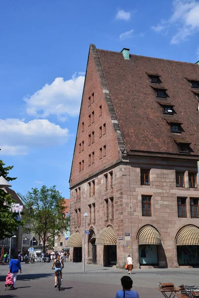 Vue Dans Ville Nuremberg Bavière Allemagne — Photo