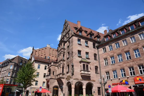 Vista Para Cidade Nuremberga Baviera Alemanha — Fotografia de Stock