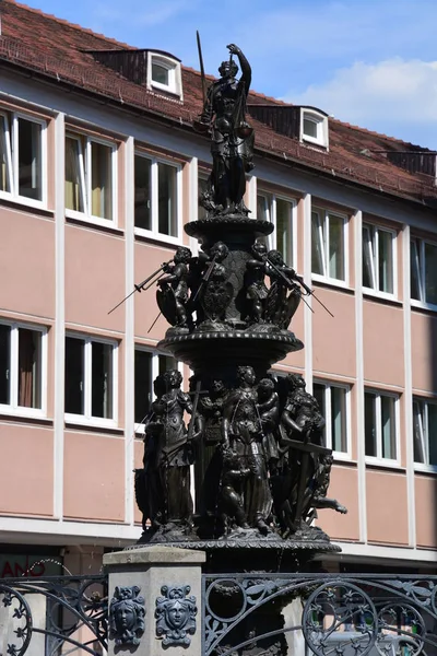Zobrazit Městě Norimberk Bavorsko Německo — Stock fotografie