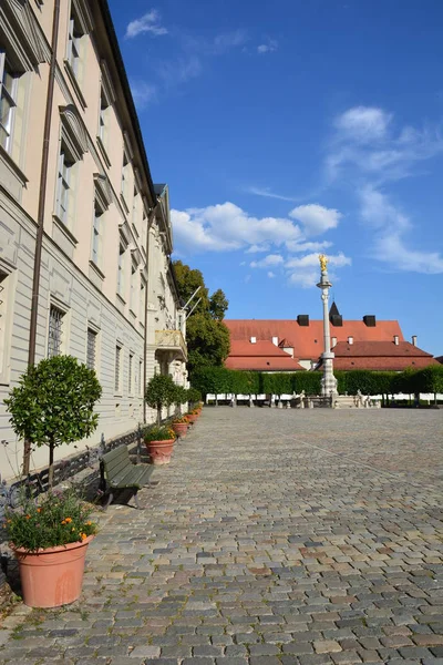 Vista Para Cidade Eichstatt Baviera Região Franconia Alemanha — Fotografia de Stock